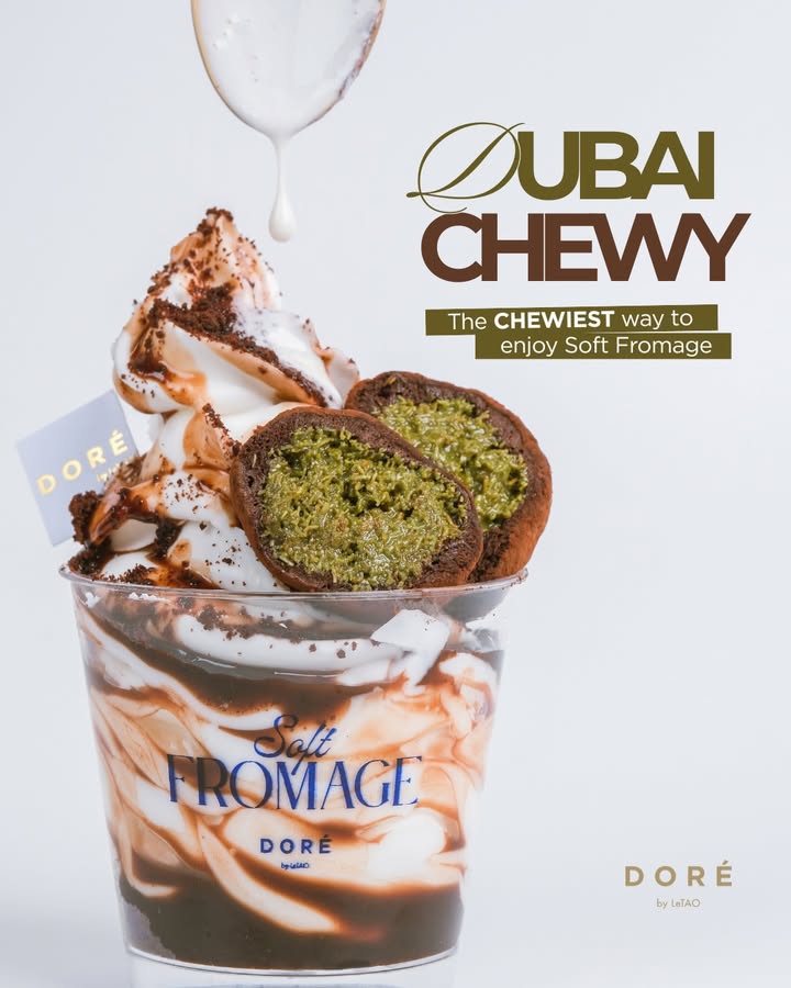 Dubai Chewy Soft Fromage is finally here Dip the cookie. Discover the flavor as each unfolds slowly