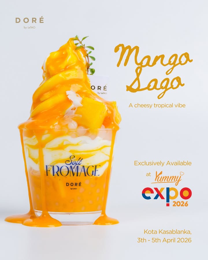 Here it is, Mango Sago Soft Fromage, a special collaboration with yummy
