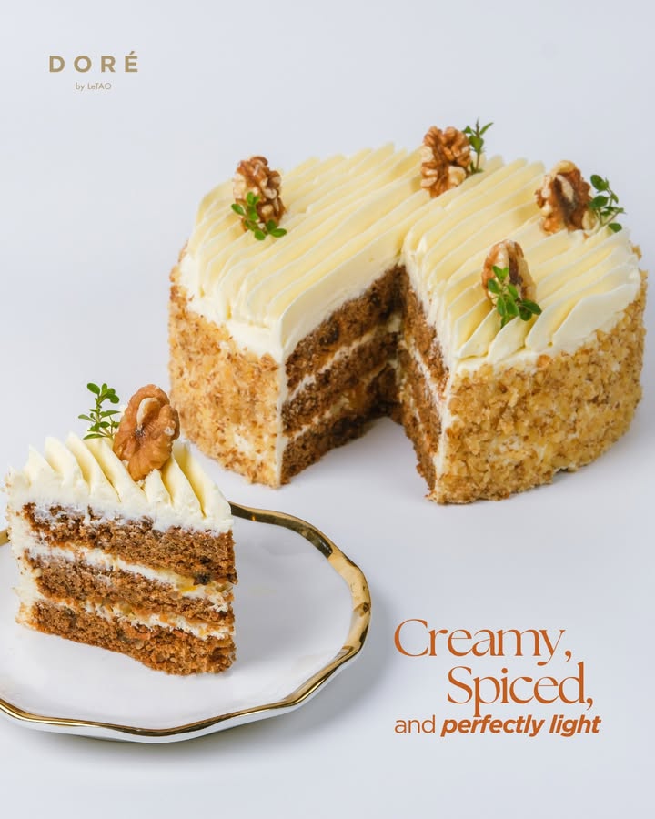 For moments that deserve something soft and comforting, Golden Carrot offers delicate spice and cream cheese in perfect harm...