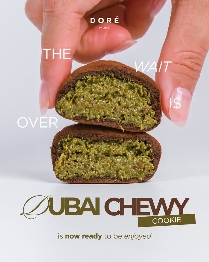 We hear you, aDOR bles the wait is over Dubai Chewy Cookie is now here to enjoy for your little sweet cravings ...