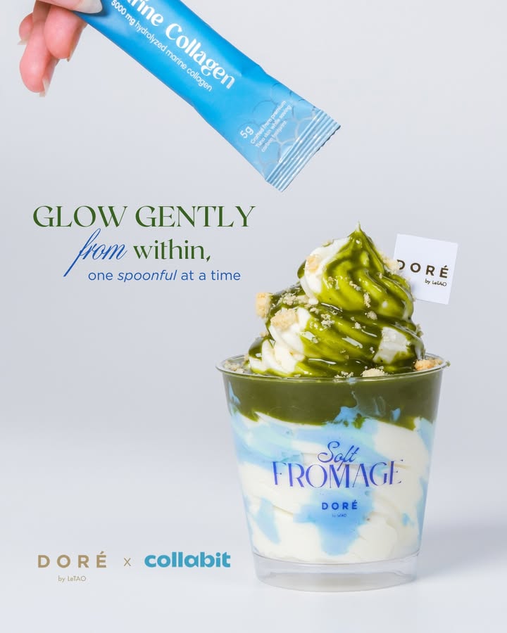 Matcha Collagen Glow lets you glow gently from within, one spoonful at a time Specially crafted with collabit collagen...