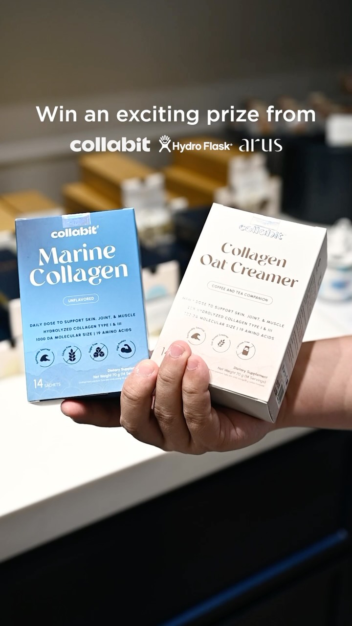  SIP YOUR SKINCARE Lucky Draw Enjoy our Matcha Collagen Glow Blue Cocoa Glow and stand a chance to win a special prize...