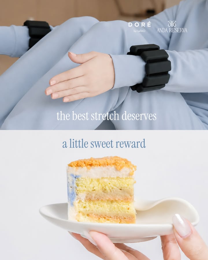After a moment of mindful movement, comes a moment to indulge Every effort you give yourself deserves little guilt free...