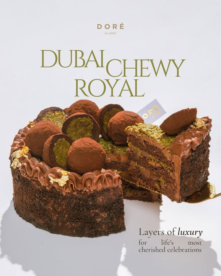 Meet Dubai Chewy Royal Layers of luxury, made for lifes most cherished celebrations Now available at stores and o...