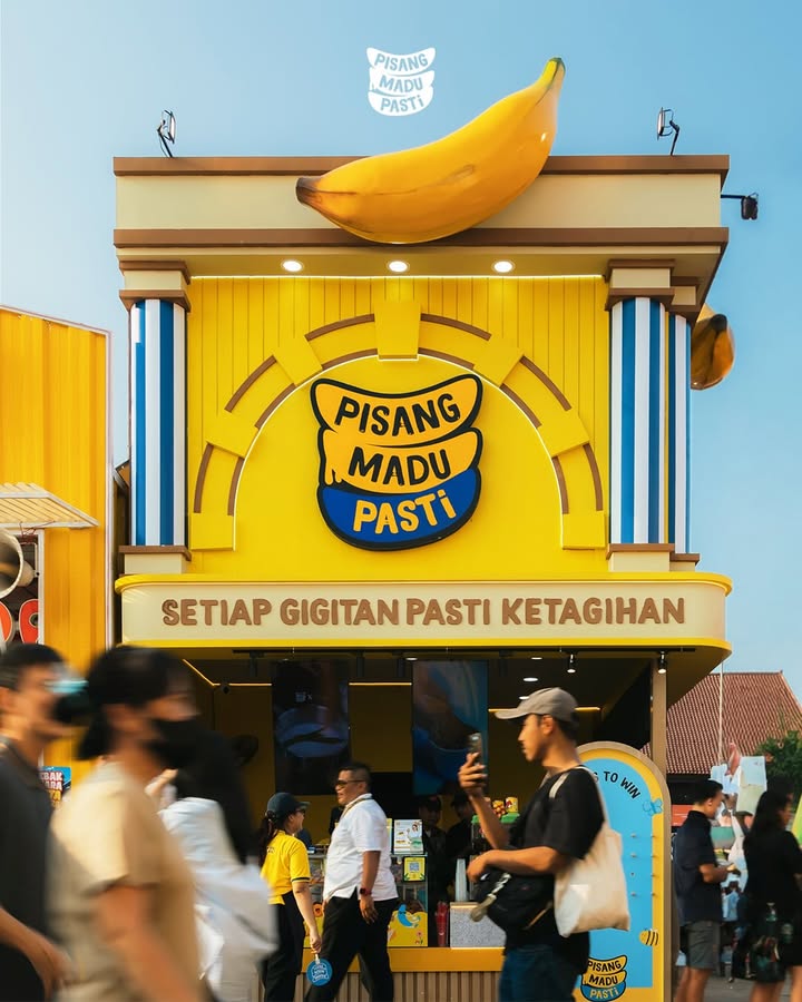 JAKARTAAA Pisang Madu Pasti hadir di PRJ 2026, Hall D lohhh Bukan cuma bisa menikmati pisang madu favoritmu...