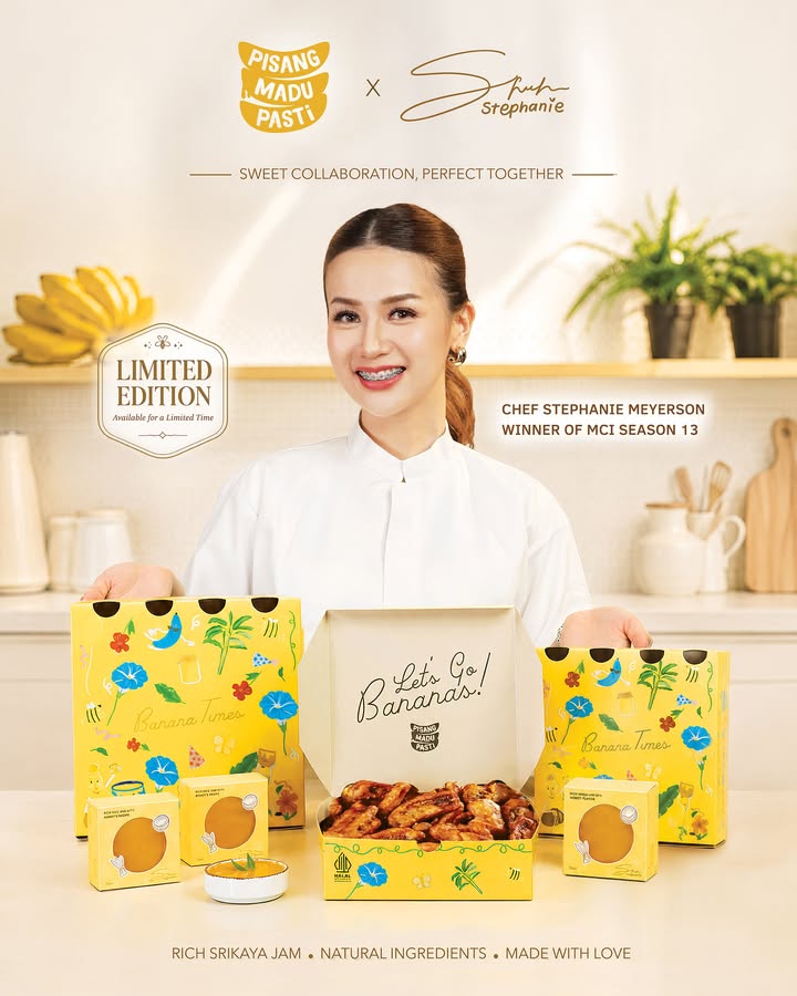 Something special is finally here Pisang Madu Pasti berkolaborasi dengan Chef Stephanie Meyerson Stephanie Meyerson , ...