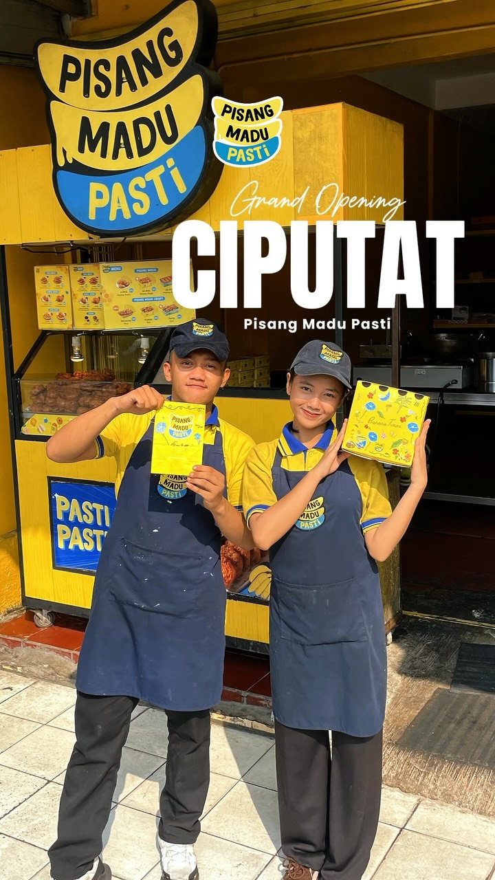 Ternyata yang dicari udah buka di Ciputat Yuk, datang ke Grand Opening Pisang Madu Pasti Ciputat pada 15 17 Juli 2...