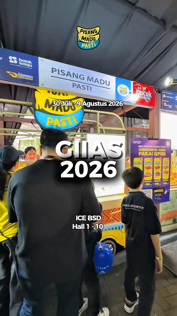 GIIAS 2026, were here Dari serunya lihat mobil mobil keren sampai ramainya suasana event, Pisang Madu Pasti siap neme...