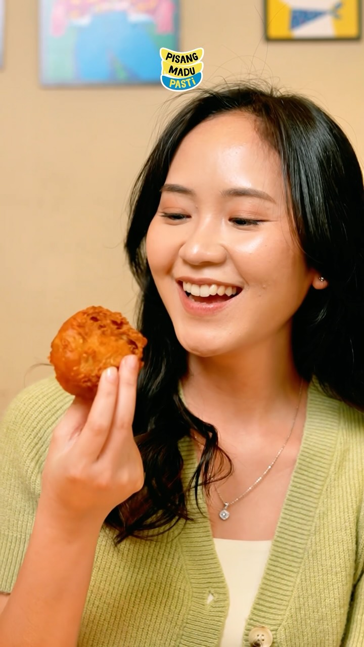 Sekali gigit, susah buat berhenti. Manis, crispy, dan nagihnya PASTI PisangMaduPasti PilihanPasti