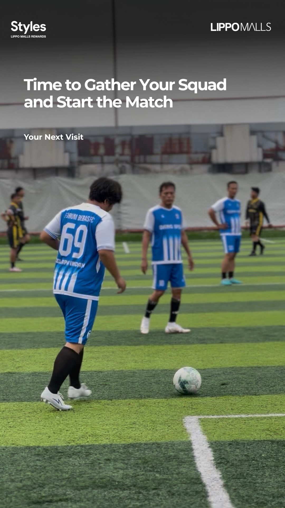 Siap main bareng squad Ajak teman teman kamu dan rasakan serunya pertandingan di Metropolis Mini Soccer
