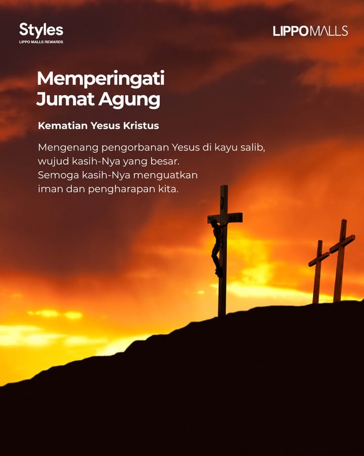 Memperingati Jumat Agung, hari kematian Yesus Kristus