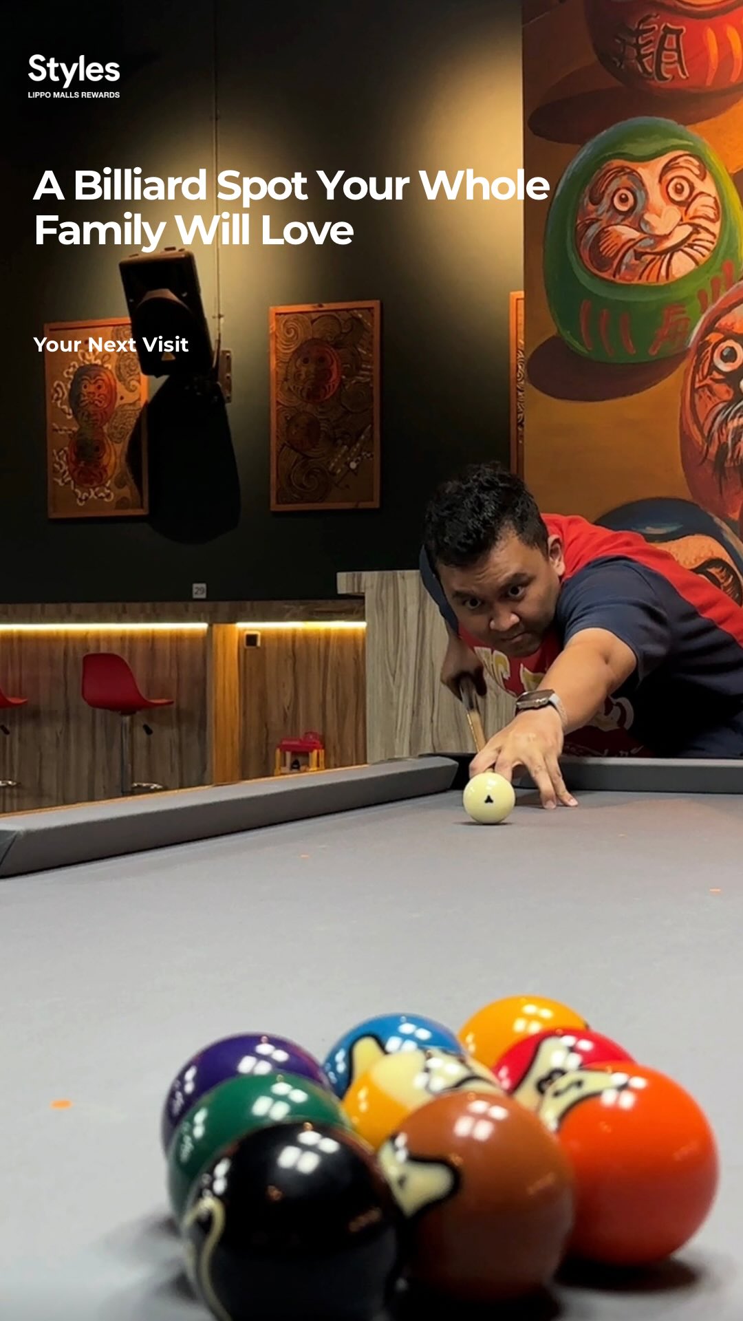 Tempat billiard yang seru buat quality time bareng keluarga Bukan cuma luas, tapi juga ramah untuk semua usia, area...