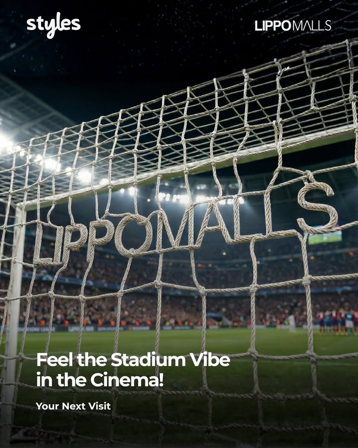 Feel the stadium roar on the big screen Saksikan pertandingan piala dunia dengan layar besar, kursi nyaman dan a...