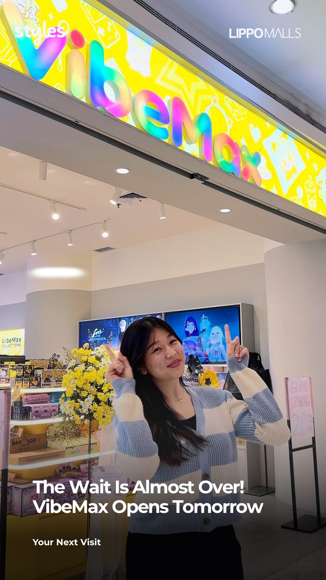 The wait is almost over Besok 20 Juni VibeMax Lippo Mall Puri resmi dibuka Dapatkan rilisan produk terbaru, opening r...