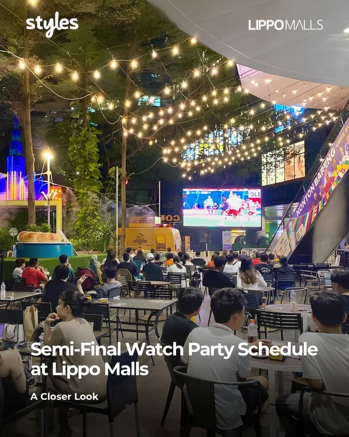  SEMI FINAL IS HERE Rasain serunya nonton bareng dengan layar besar, suasana yang semangat dan tentunya lebih s...