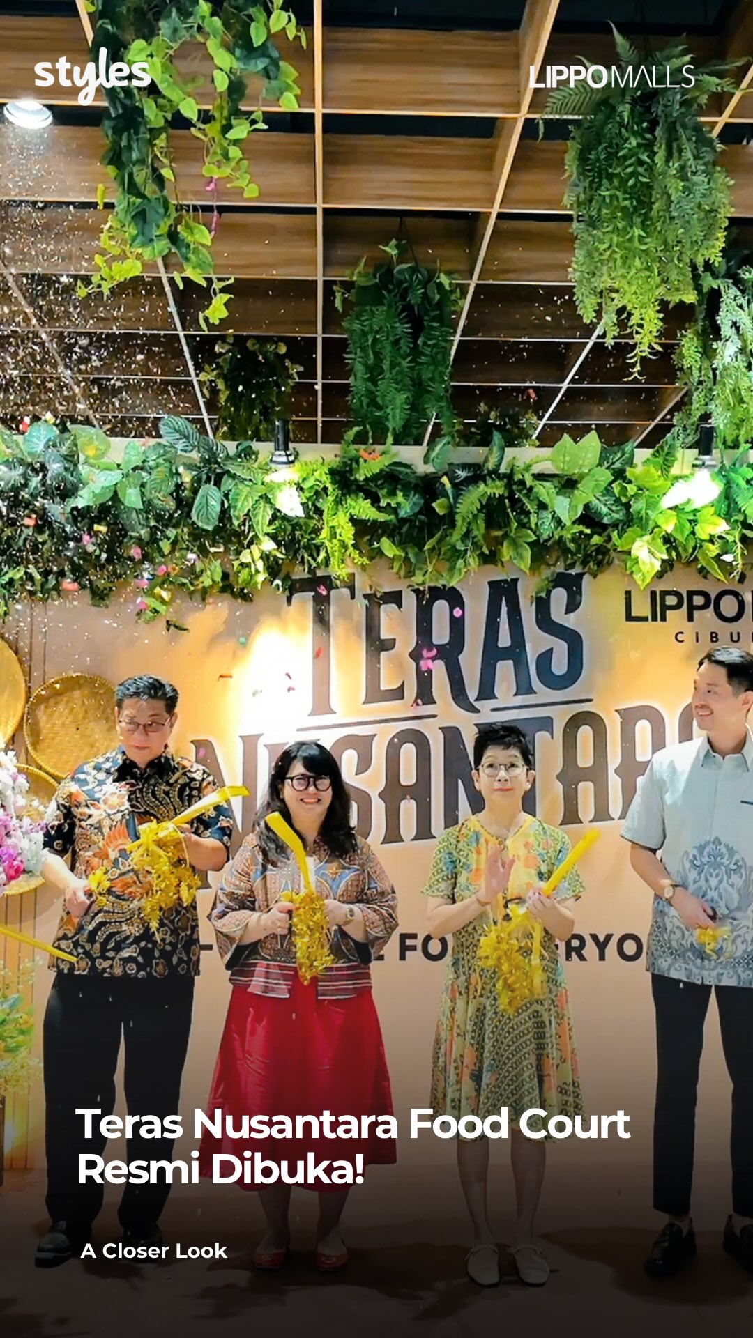 Teras Nusantara Food Court Resmi Dibuka di Lippo Icon Cibubur