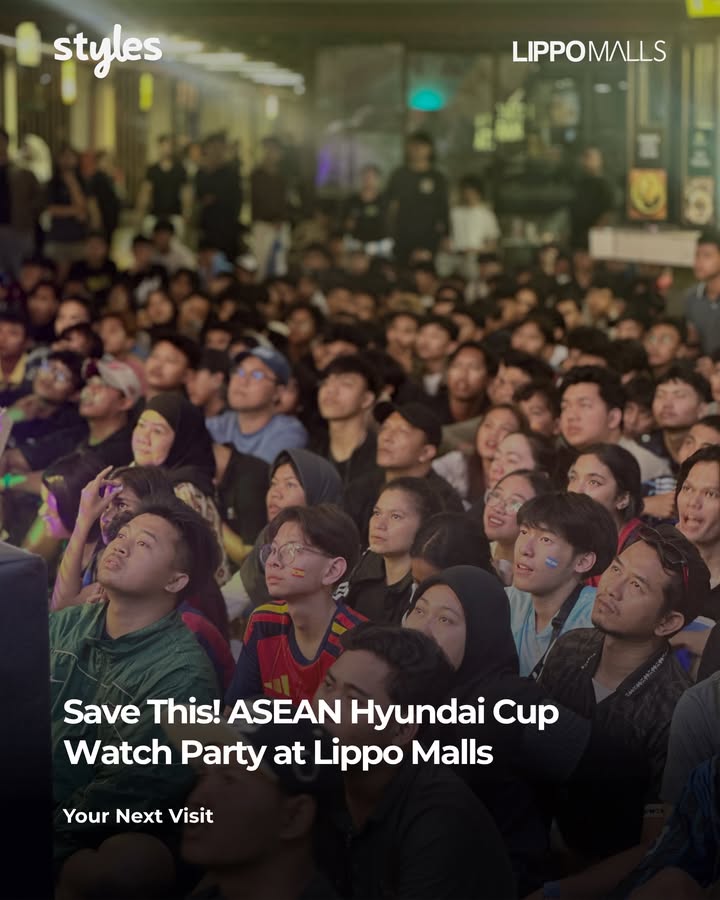 SAVE THIS Your next football night starts at Lippo Malls Masih bingung mau nobar Indonesia vs Singapore di man...