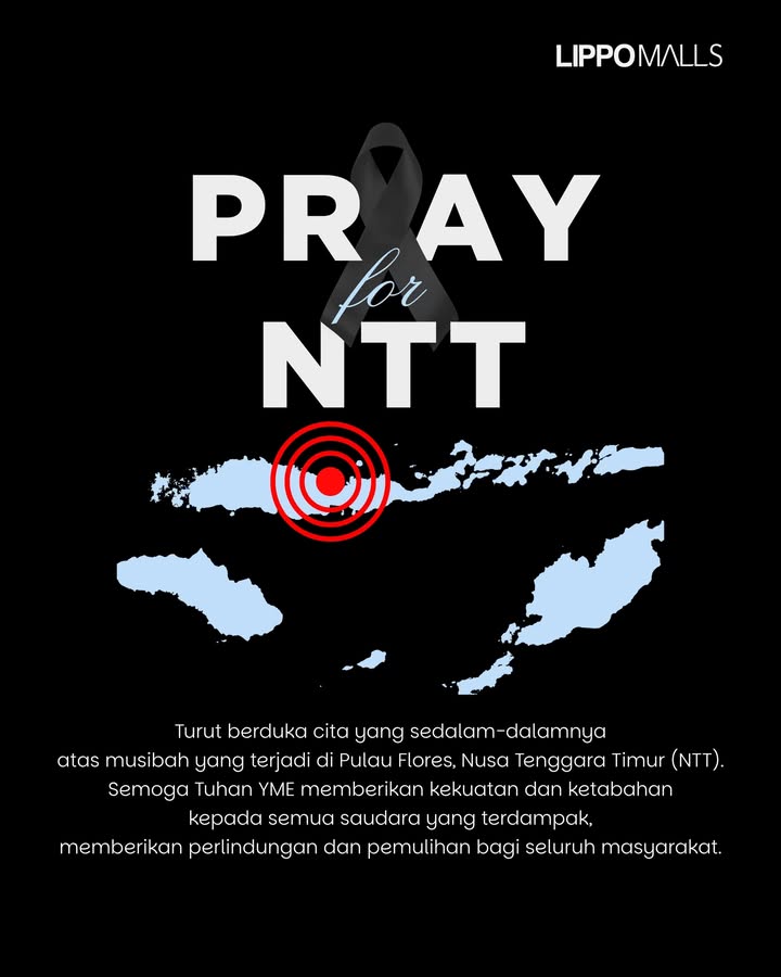 Turut berduka cita yang sedalam dalamnya atas musibah yang terjadi di Pulau Flores, Nusa Tenggara Timur NTT 