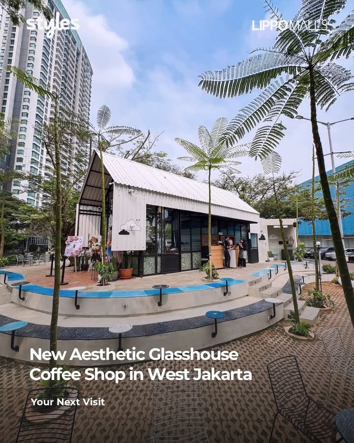 Ada yang baru di area Hypermart Lippo Mall Puri Konsepnya glasshouse aesthetic dan open space