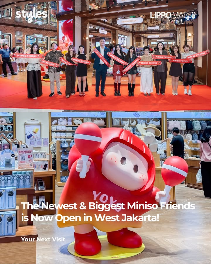 BARU MINISO FRIENDS terbesar di Jakarta Barat buka di Lippo Mall Puri Buat kamu yang suka koleksi karakter lucu ...