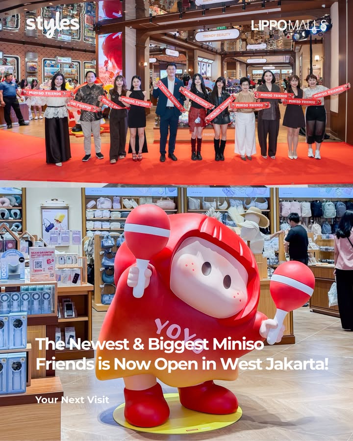 MINISO FRIENDS terbesar di Jakarta Barat sekarang sudah buka di Lippo Mall Puri Buat kamu yang suka koleksi karakter ...