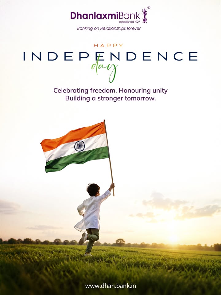 This Independence Day, lets honour the spirit of unity, celebrate the journey of our nation, and move forward together towar...