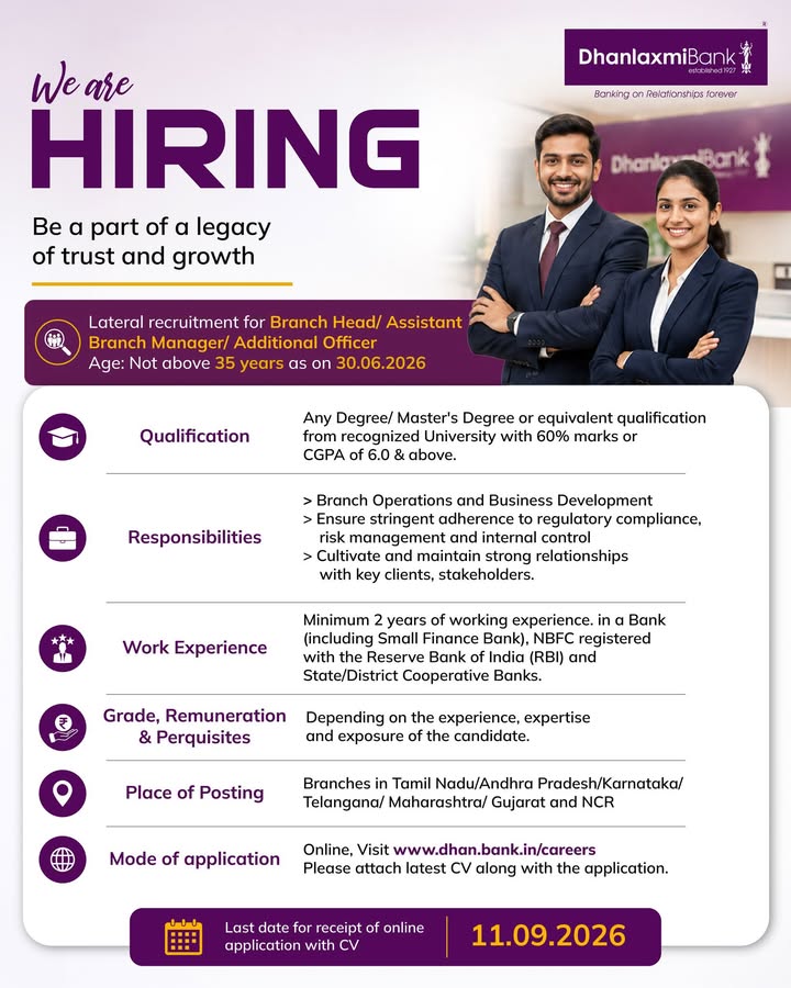 Take the next step in your career with 