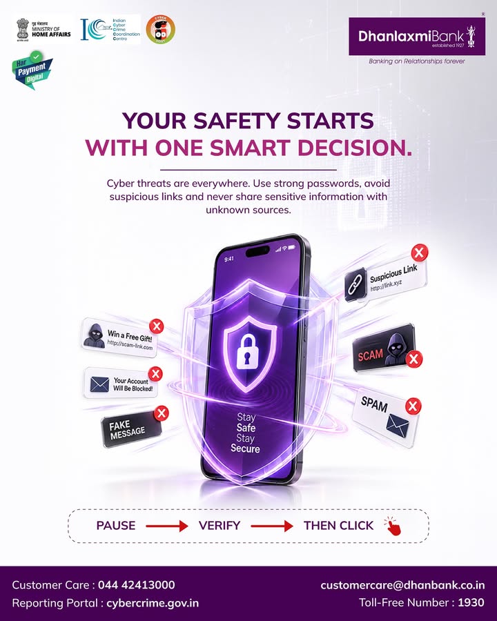 Would you click before you think One wrong tap on a Win a Free Gift message or a fake Your Account Will Be Blocked a...