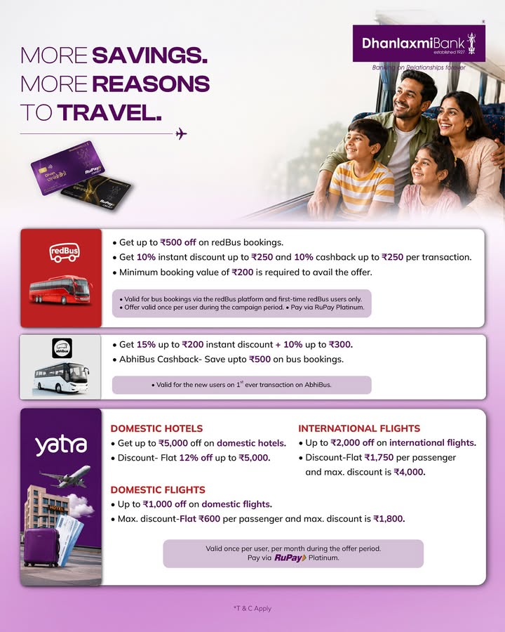 More savings. More reasons to go places