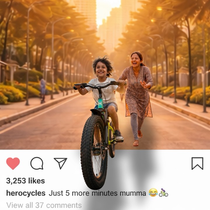 Cycles so good, they never want to stop riding. Do your kids do the same Tell us in the comments.