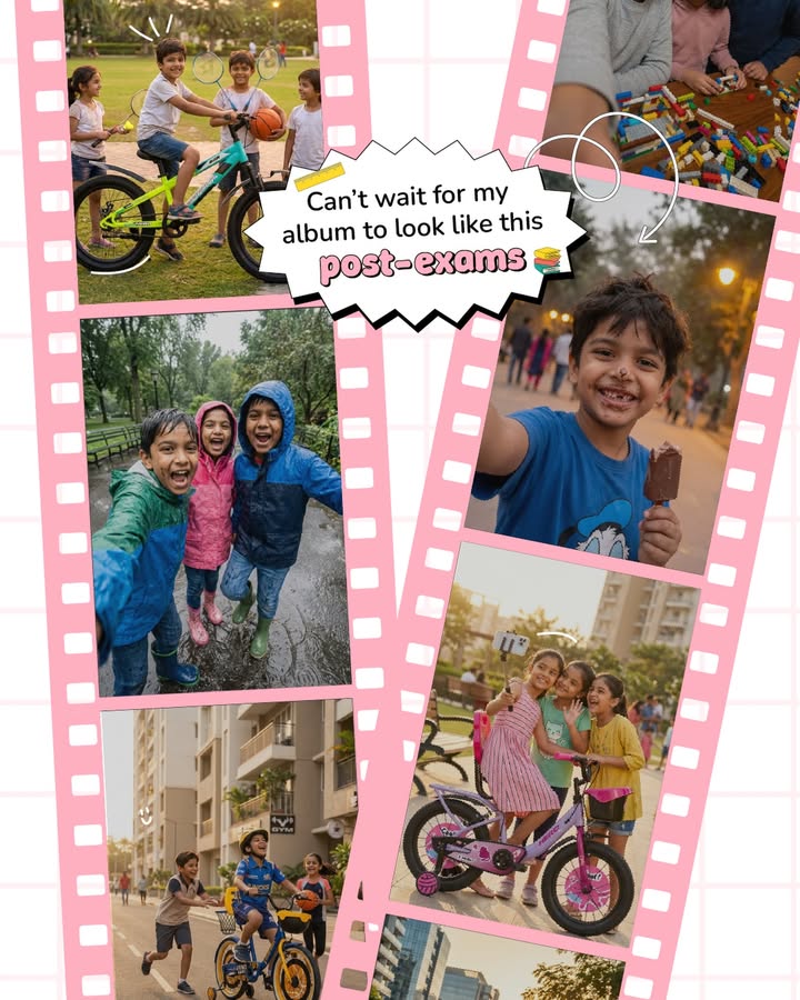 Counting down the last papers Counting up the summer plans Hero Cycles see you after exams 