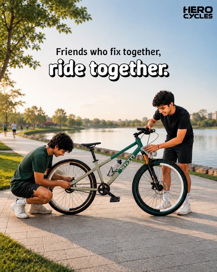 Some friendships arent measured by how far you ride, but by whos there before the ride even begins