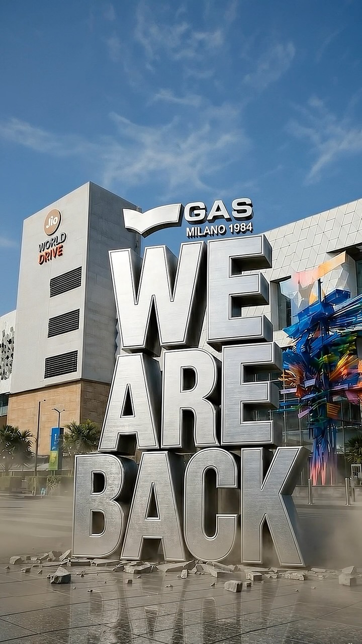 Back with a bang GAS Milano is back at Jio World Drive with its all new concept store