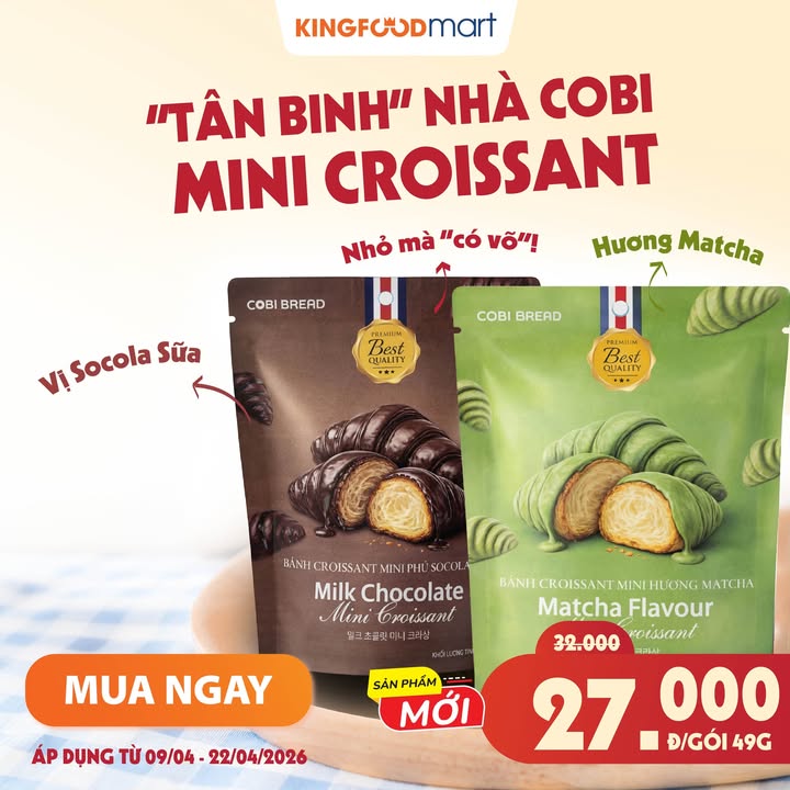  B S NG B MINI CROISSANT T N BINH NH COBI CH NH TH C L N K KINGFOODMART SI U NH ...