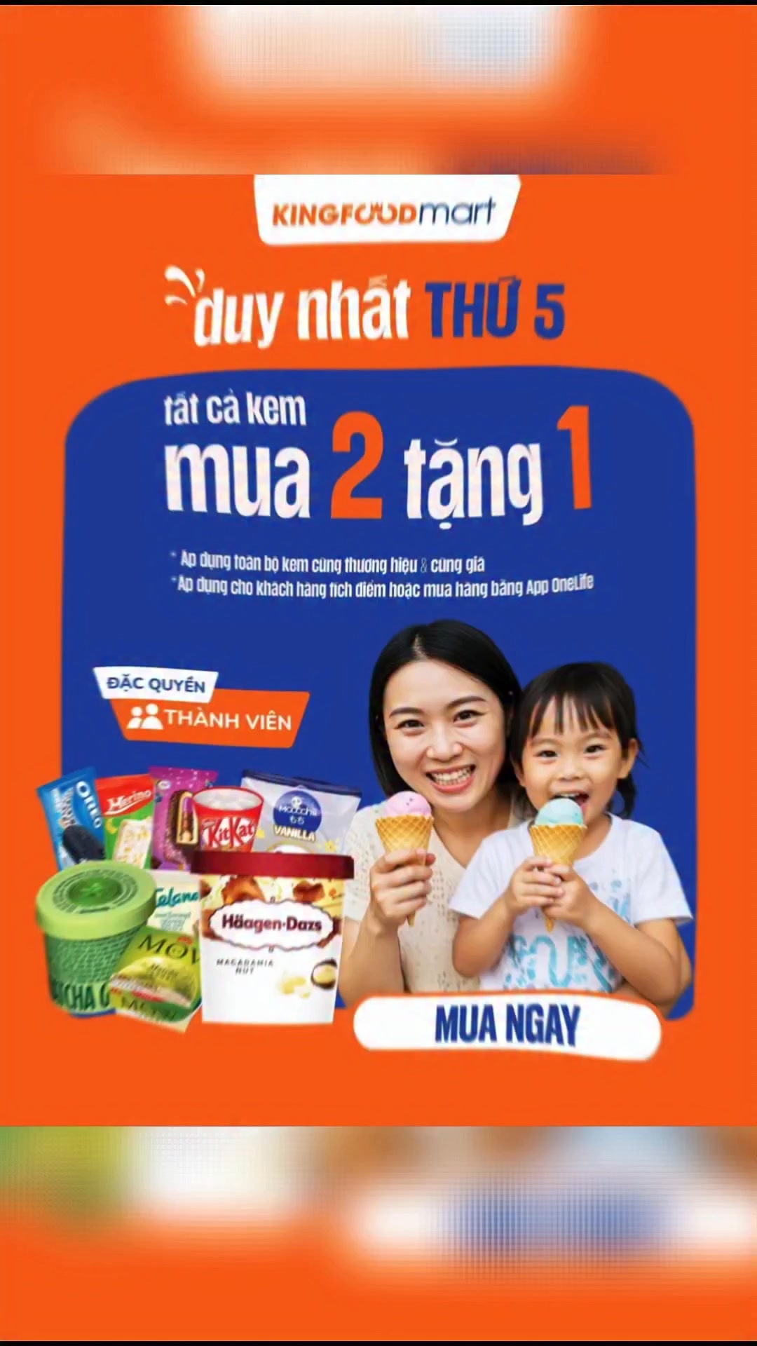  H m nay Th T Ng y mai Ng y Kem Mua 2 T ng 1 t i Kingfoodmart Nh n nh s ng mai c ...
