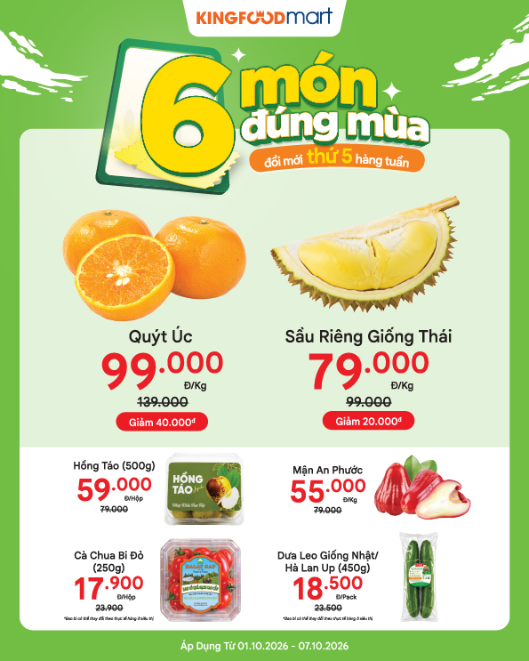  CH A BI T N M N G CHO NG M A TH KINGFOODMART GI P B N NHA T 01 10 2026 07 10 2026,...