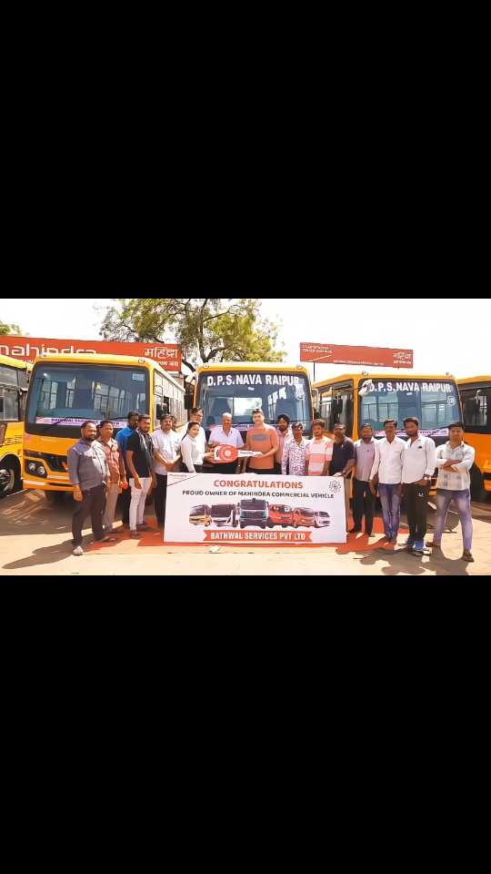 15 Mahindra Cruzio buses delivered to DPS Nava Raipur, driving in a new era of safe and reliable school transport