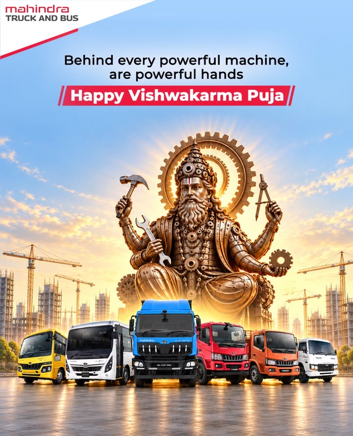 Every great journey begins with the hands that build it. Celebrating the makers of India this Vishwakarma Day