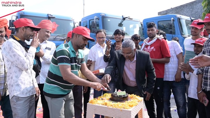 A milestone worth celebrating 33 Mahindra BLAZO i TRKs have been delivered to our valued customer in Morbi, Gujarat, bringi...