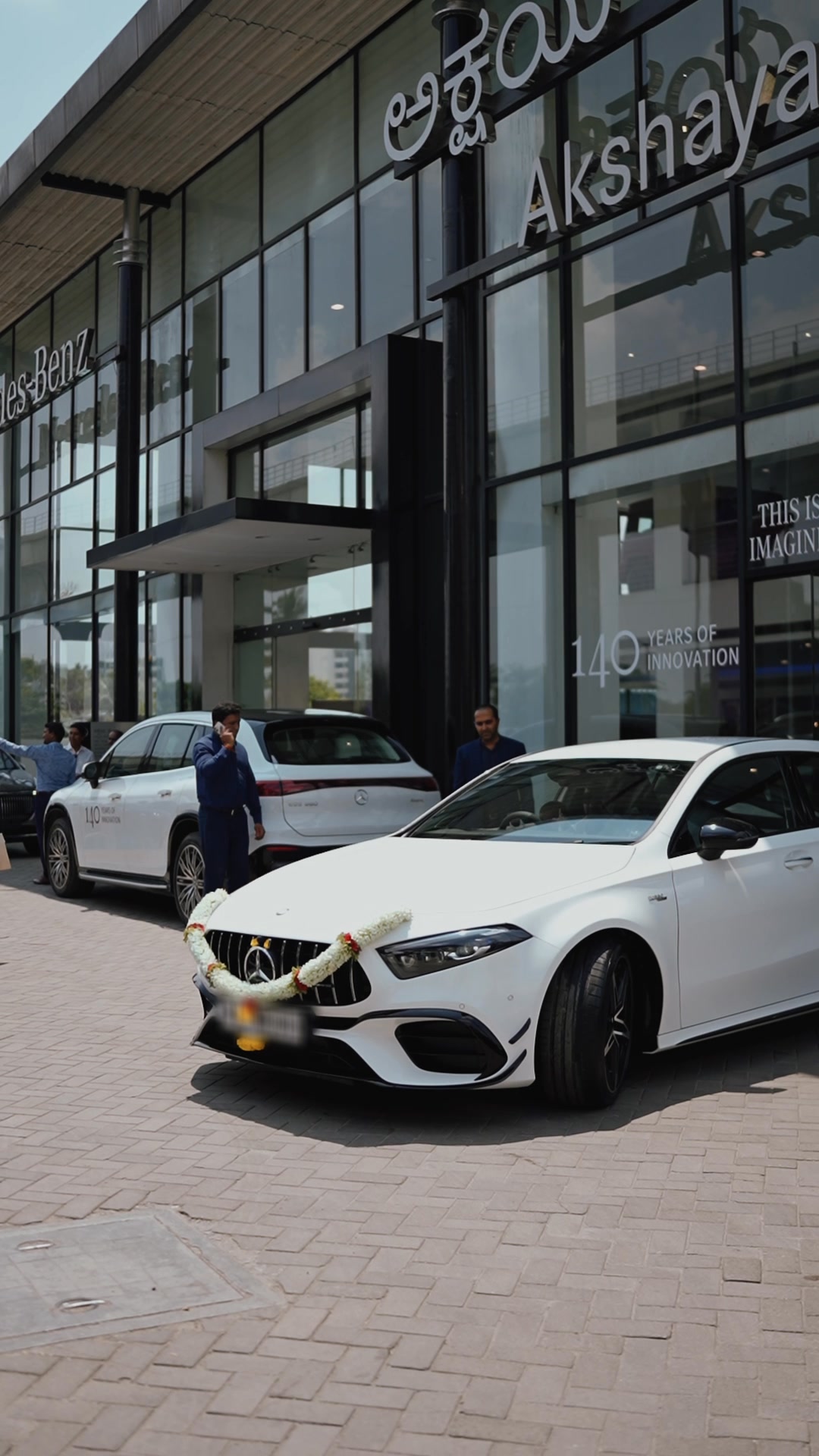 Akshaya Motors proudly congratulates Mr. Keshava Reddy M on the delivery of his stunning Mercedes Benz AMG A 45