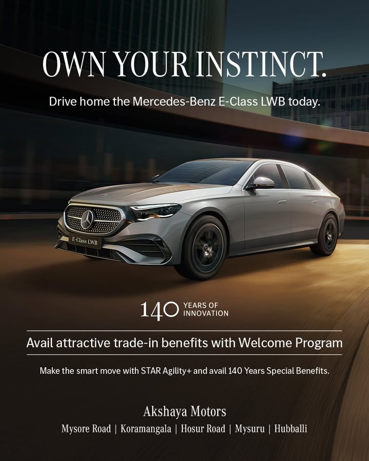 Own your instinct and experience unmatched luxury with the Mercedes Benz E Class LWB