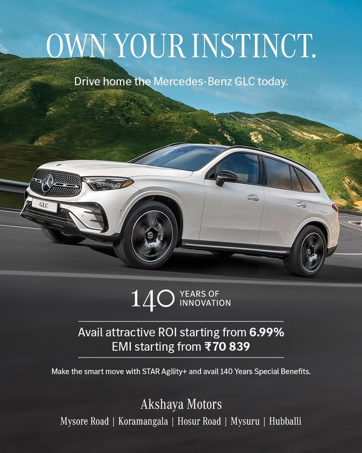 140 years of innovation Own your instinct and drive home the Mercedes Benz GLC today with unmatched luxury and performance...