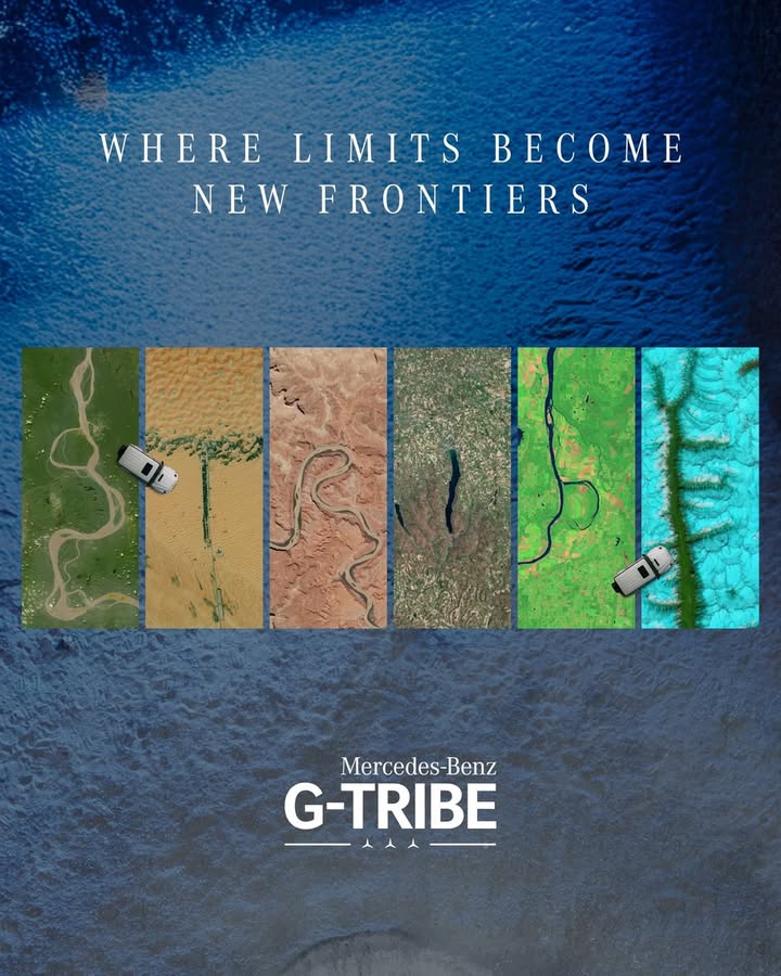 Iconic on every terrain. The Mercedes Benz G Tribe