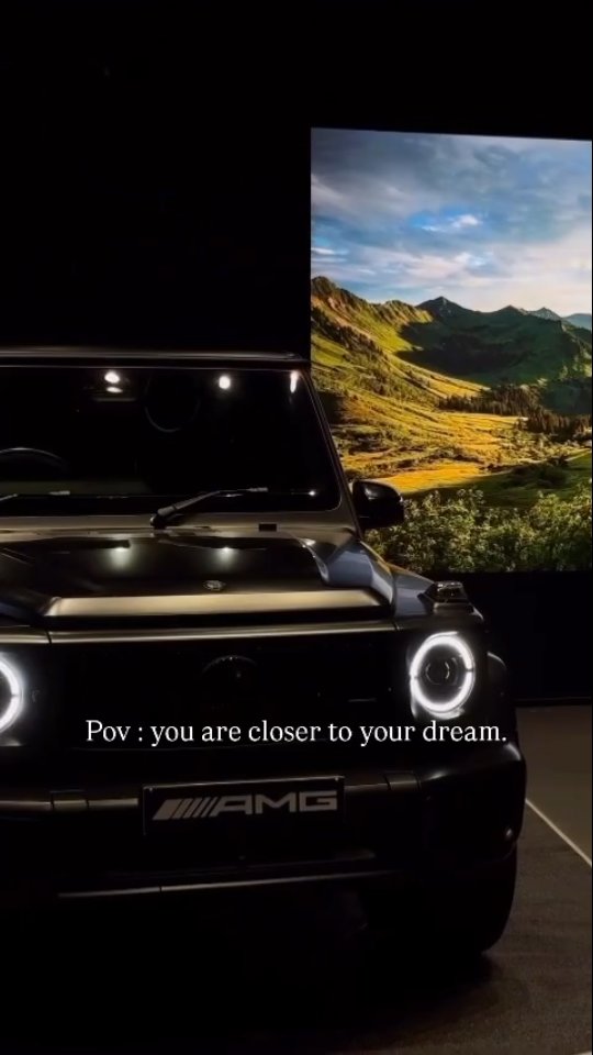 Pov you are closer to your dream. MercedesBenzIndia