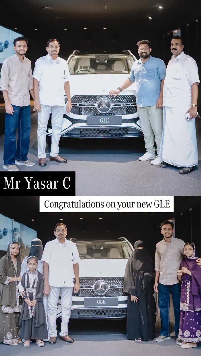 Congratulations Mr Yasar C on your Mercedes Benz GLE