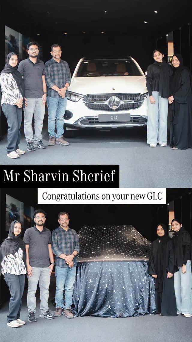 Thrilled to hand over the keys of the Mercedes Benz GLC to Mr Sharvin Sherief a striking SUV that emanates luxury, strength,...