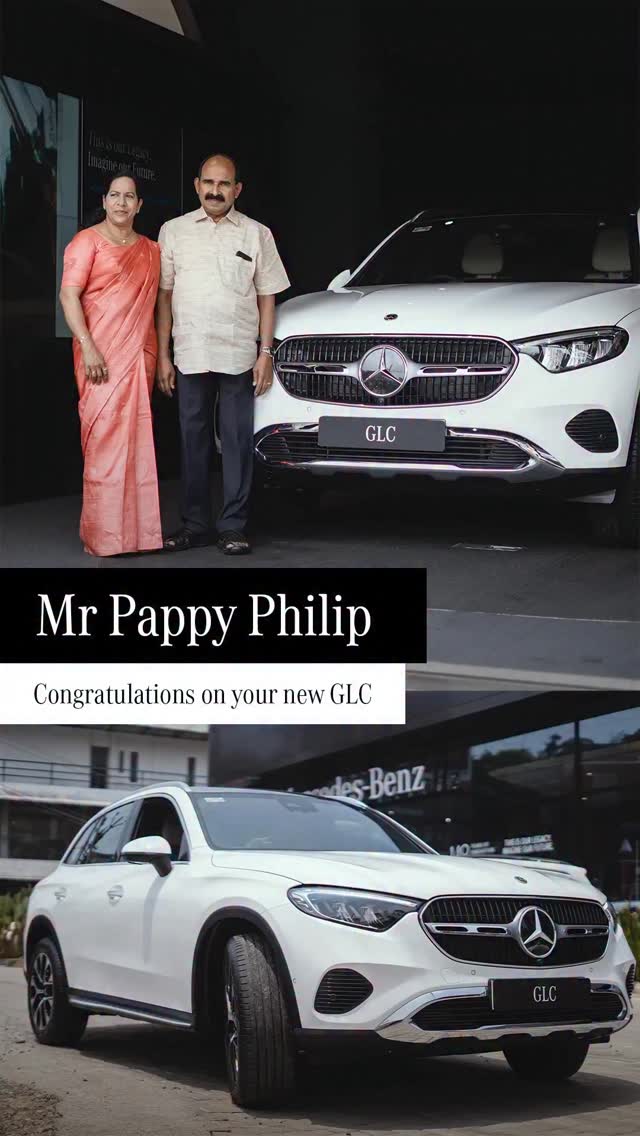 Congratulations Mr Pappy Phillip on your Mercedes Benz GLC