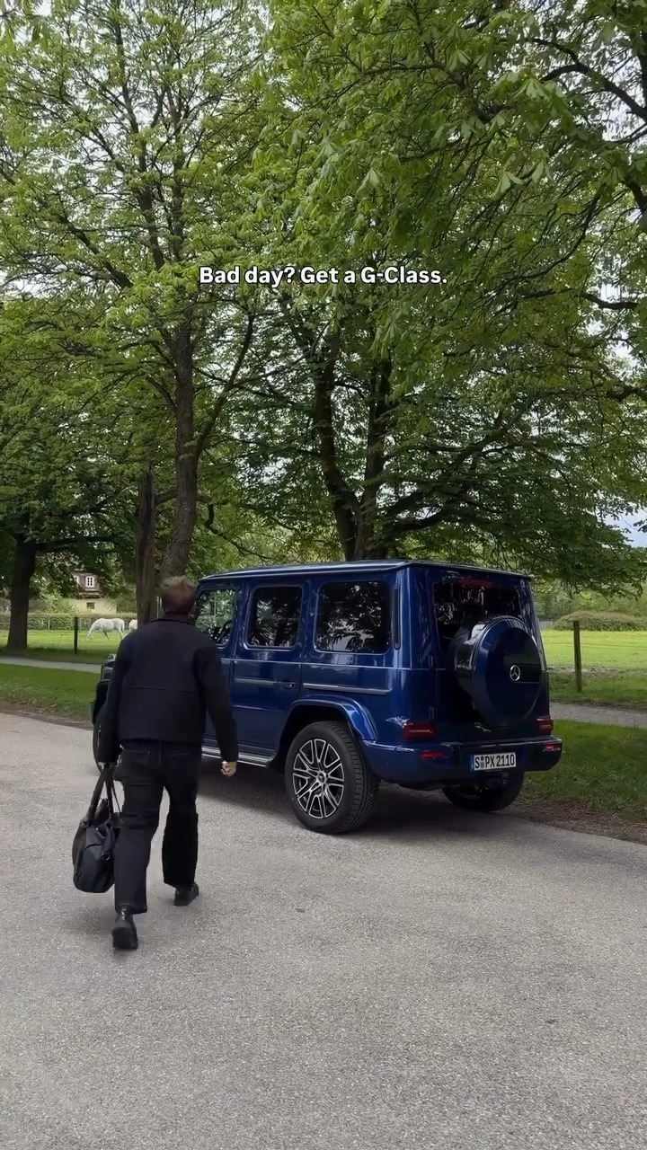 The G stands for Great day. GClass MercedesBenzIndia MBSilverArrows