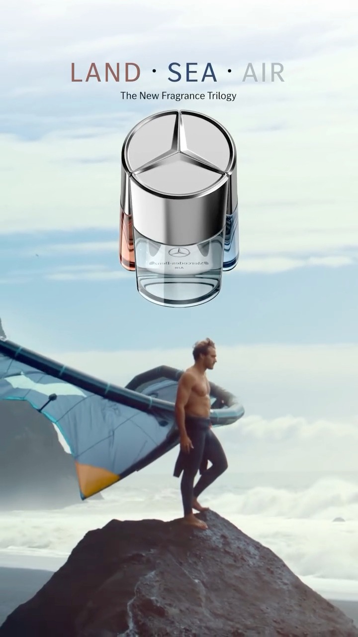 Land. Sea. Air. The fragrance Triology by Mercedes Benz