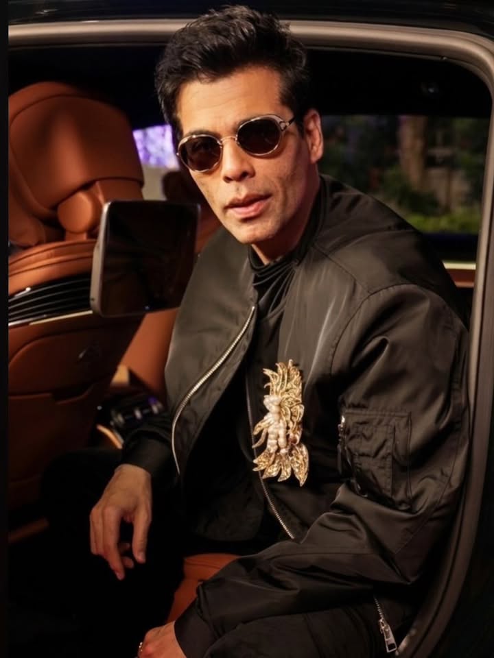An arrival as iconic as the ride. DevilWearsPrada2 MercedesBenzIndia SundaramMotors Maybach Chennai Karan Johar